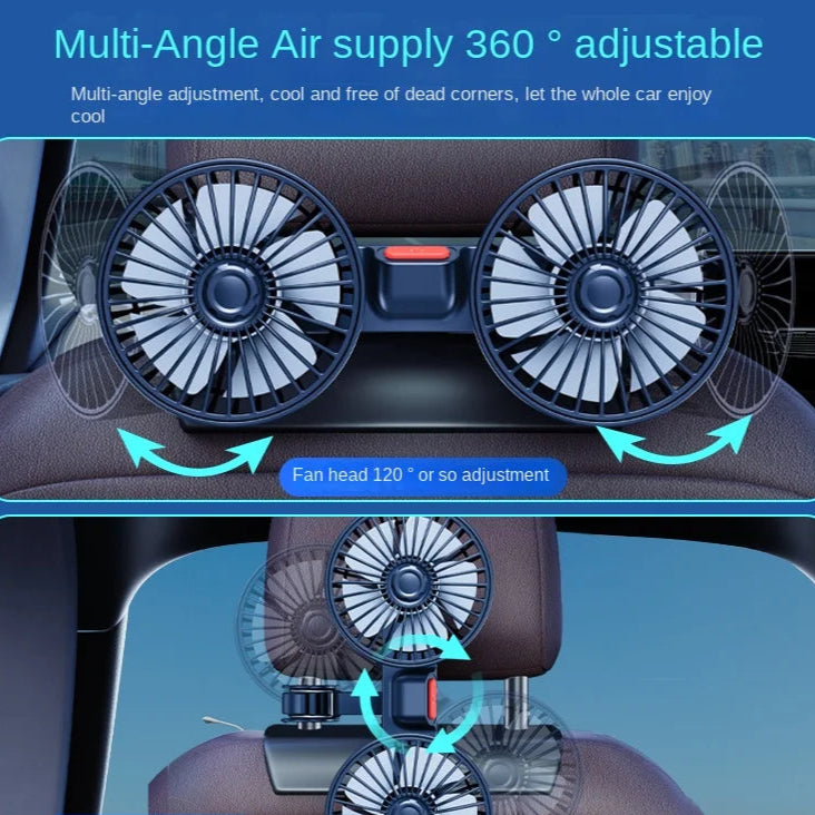 3-Speed Back Seat Cooling Fan