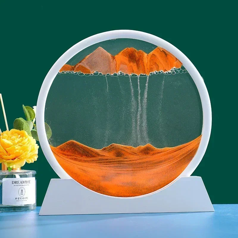 3D Hourglass Moving Sand Art