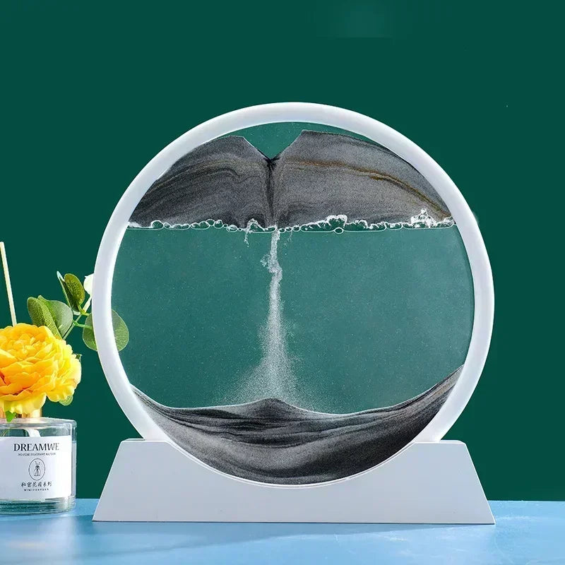 3D Hourglass Moving Sand Art